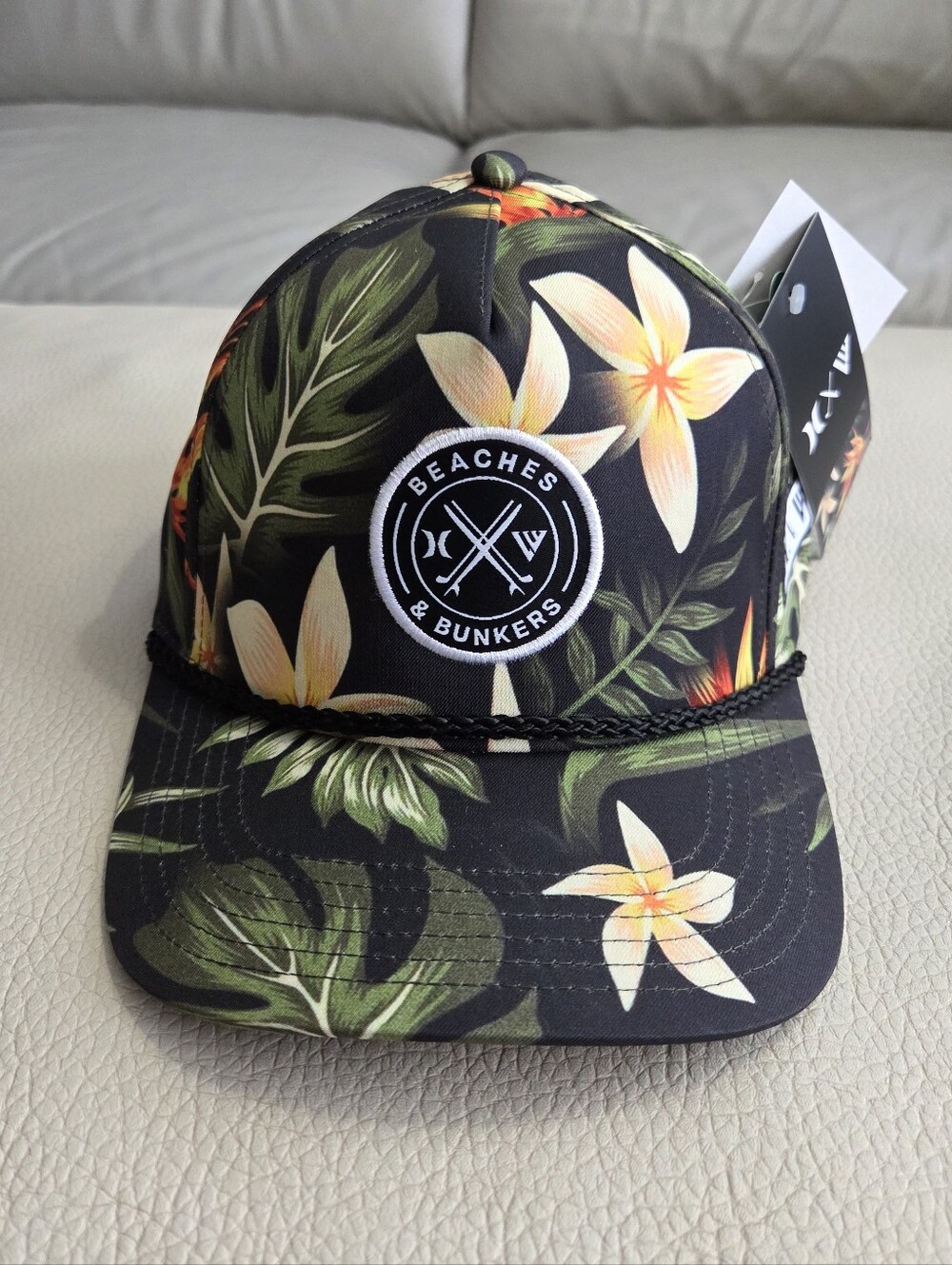 NWT - Hurley X Levelwear The FairWaves Collection Aloha Bloom Hat